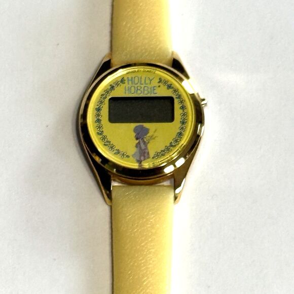 Holly Hobbie LCD Digital Watch by Bradley Time 1972 American Greetings -‎ RARE main image 11